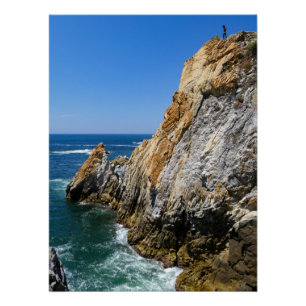 Póster Acapulco Cliff Diver