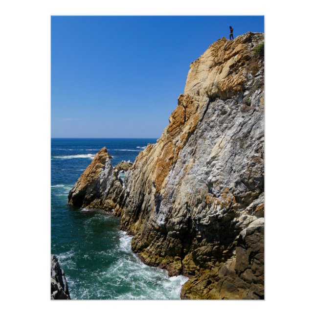 Póster Acapulco Cliff Diver (Anverso)