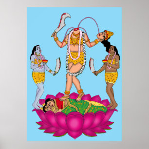 Póster Accesorios de la Diosa Chinnamasta
