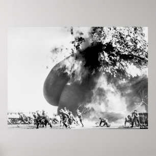 Póster Accidente de globo hidrógeno - Ft Sill Oklahoma 19