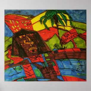 Póster accidente inmobiliario