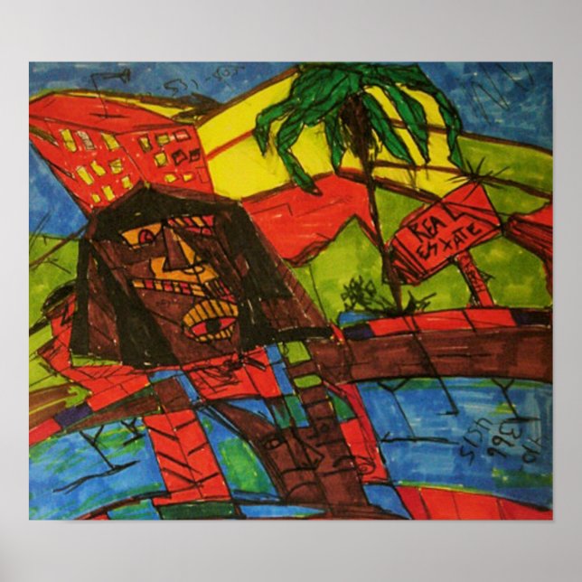 Póster accidente inmobiliario (Frente)