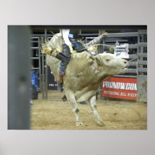 Póster Acción de corrida de toros
