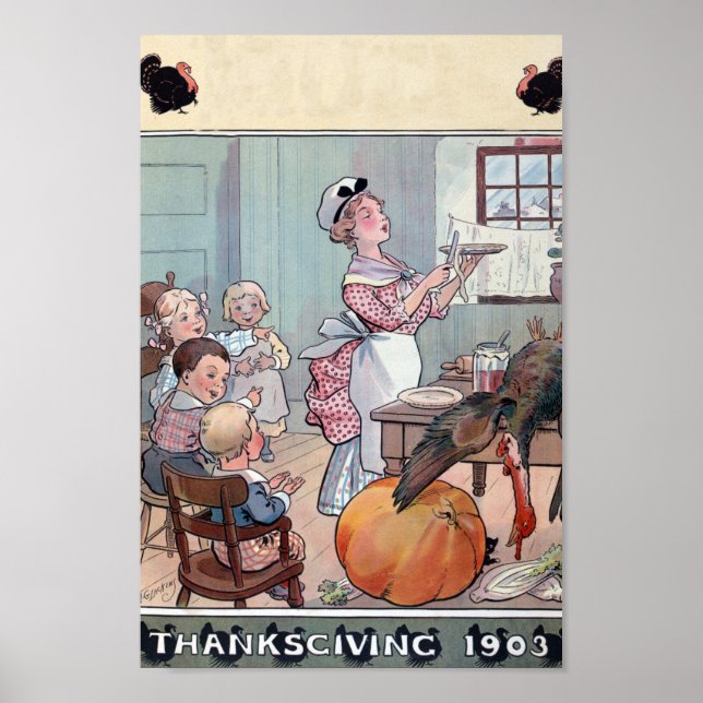 Póster Acción de Gracias 1903 (Frente)