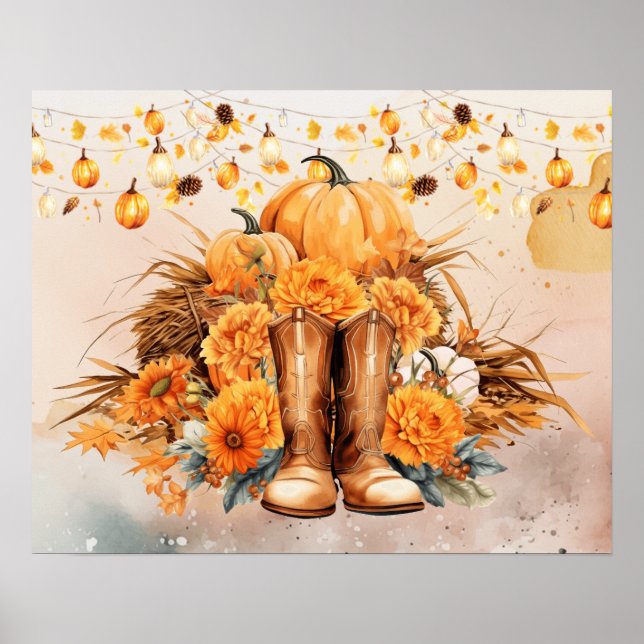 Póster Acción de Gracias Occidental (Frente)