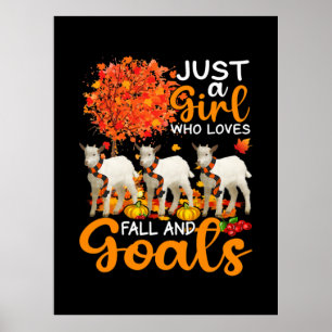 Póster Acción de Gracias, sólo un Chica que ama la caída 