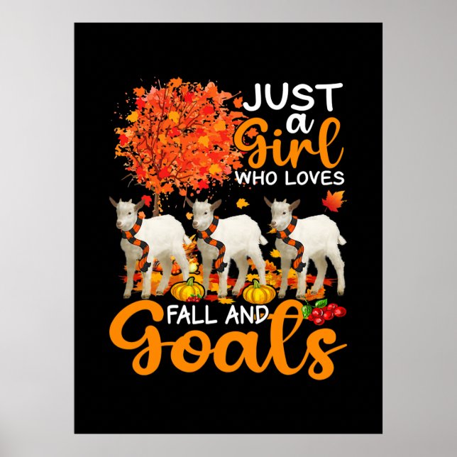 Póster Acción de Gracias, sólo un Chica que ama la caída  (Frente)