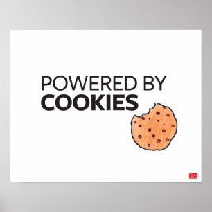 Póster Accionado por las galletas