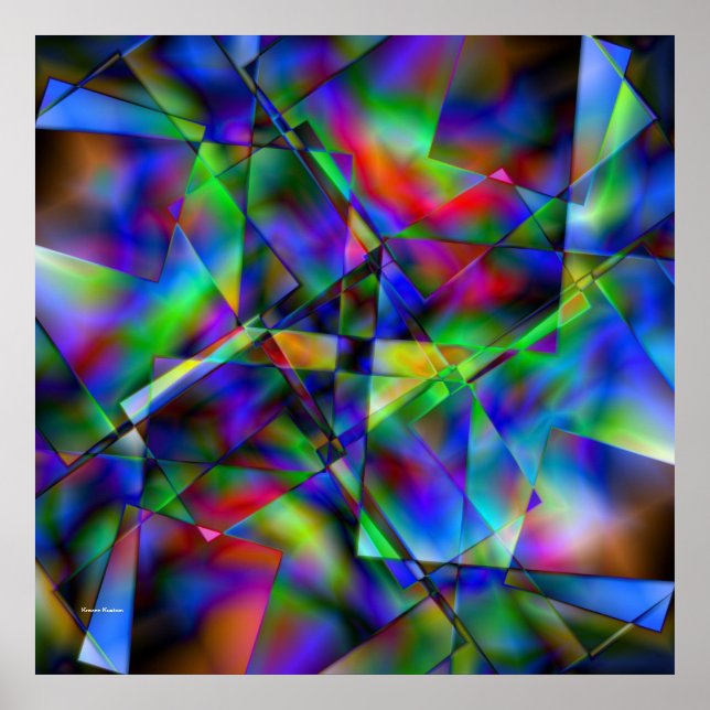 Póster Acciones de vidrio (Frente)