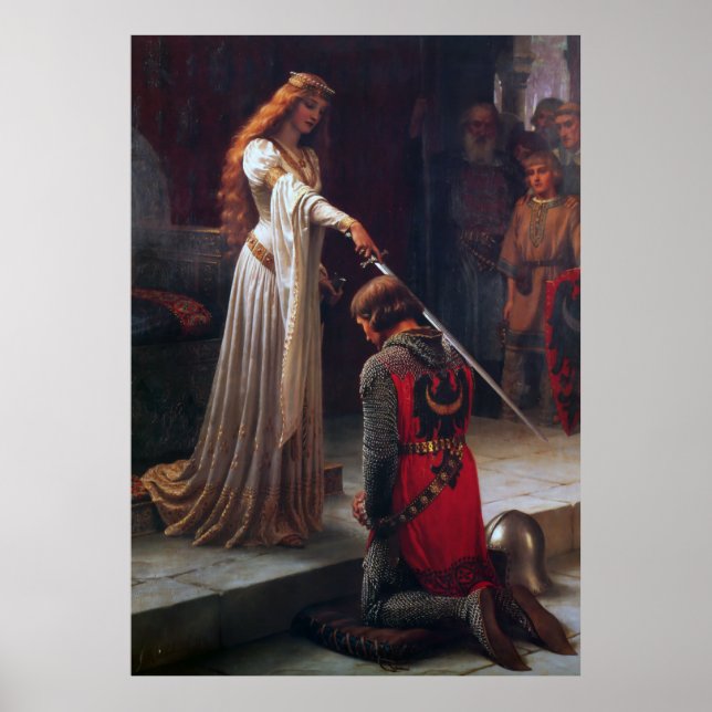 Póster Accolade - Edmund Blair Leighton (Frente)