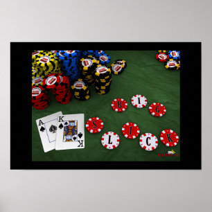 Póster Ace King Suited - Big Slick Poster