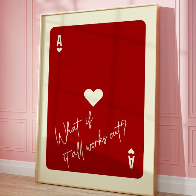 Póster Ace of Hearts Love Cita ¿Y Si Todo Funciona? (Subido por el creador)