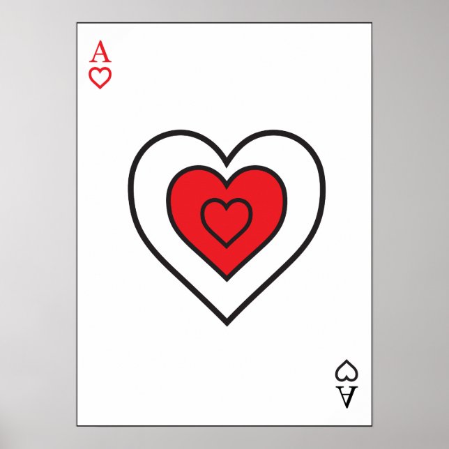 Póster Ace of Hearts poster (Frente)