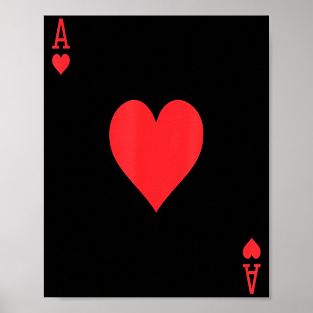 Póster Ace Of Hearts _ Royal Flush Group Costume Playing  (Frente)