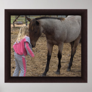 Póster Acebo y princesa "mejores amigos "