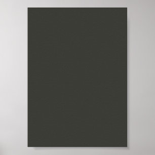 Póster Aceite de color negro (color sólido)