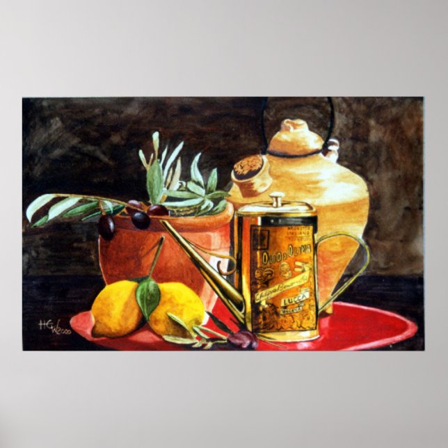 Póster Aceite de oliva (Frente)