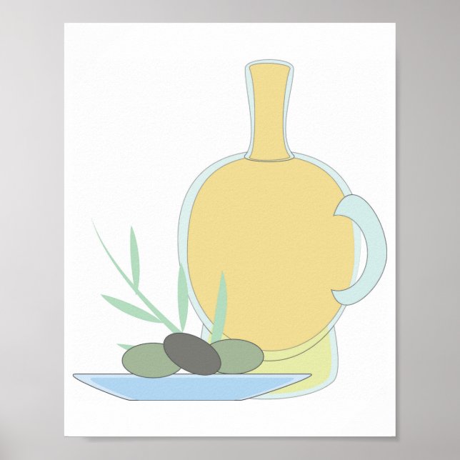 Póster Aceite de oliva (Frente)