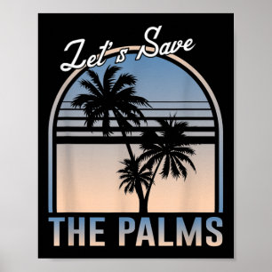 Póster Aceite De Palma, No Gracias - Salvemos Las Palmera