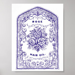 Póster Aceite de pelo Rosa