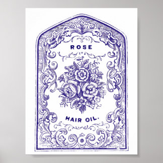 Póster Aceite de pelo Rosa