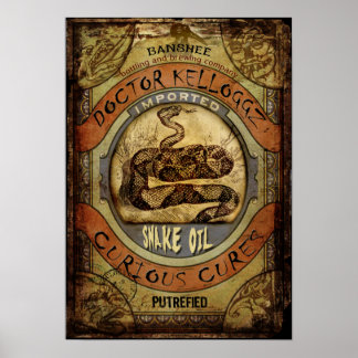 Póster Aceite de serpiente