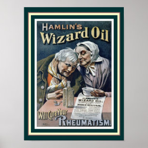 Póster Aceite del asistente de Hamlin (curar todo) 12 x 1