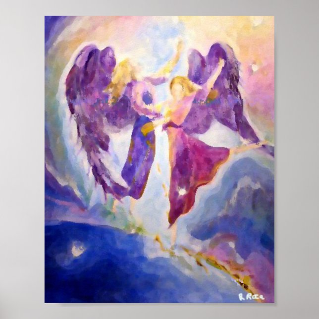 Póster Aceites de los Ángeles del cielo (Frente)