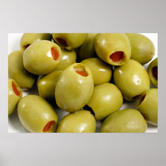 Póster Aceitunas verdes