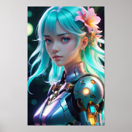 Póster Acento floral