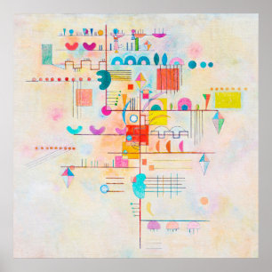 Póster Acento suave, Wassily Kandinsky