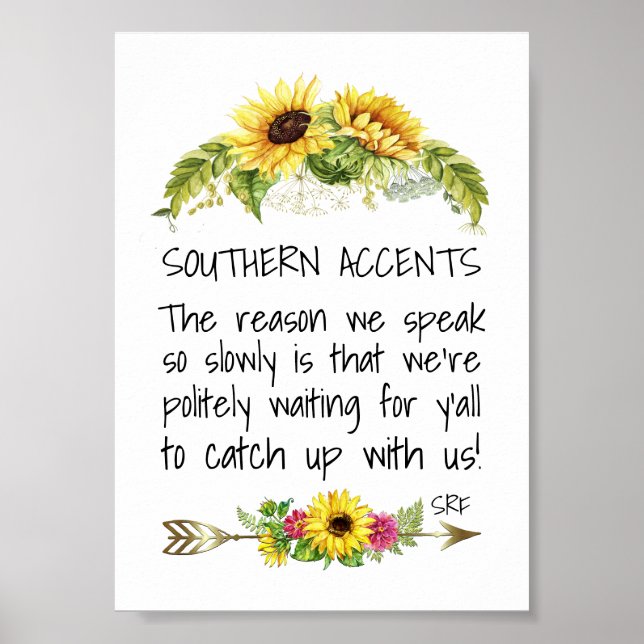 Póster Acentos del Sur (Frente)