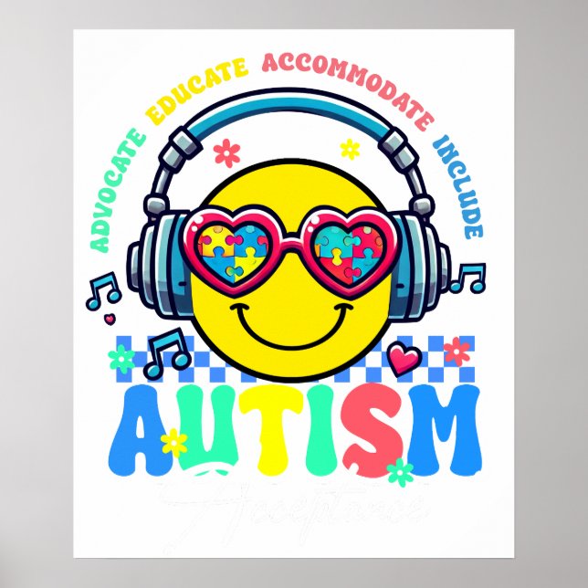 Póster aceptación del autismo (2 (Frente)