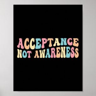 Póster Aceptación Neurodiversidad Autismo Neurodivergente