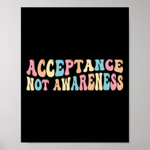 Póster Aceptación Neurodiversidad Autismo Neurodivergente