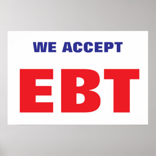 PÓSTER ACEPTAMOS EBT