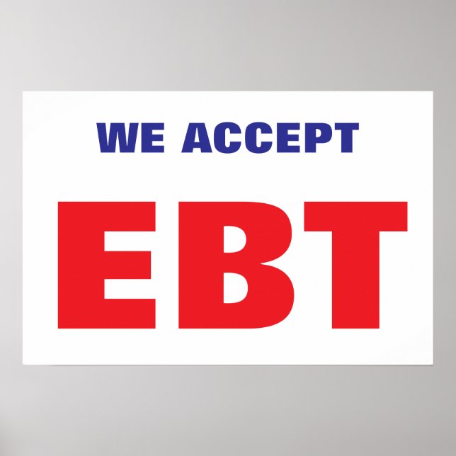 PÓSTER ACEPTAMOS EBT (Frente)