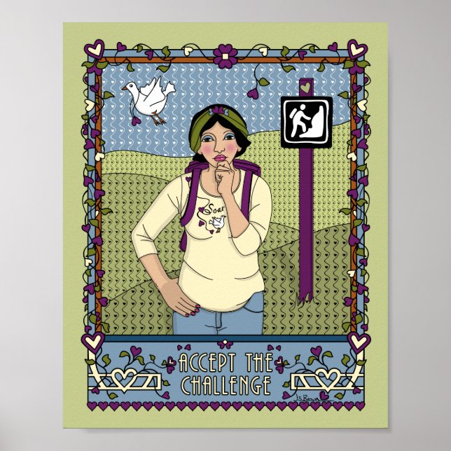 Póster Aceptar El Poster Challenge_A_8x10 (Frente)