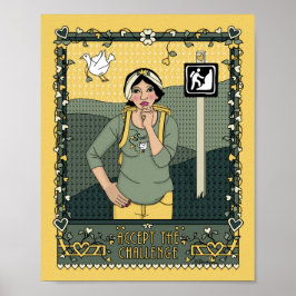 Póster Aceptar El Poster Challenge_C_8x10