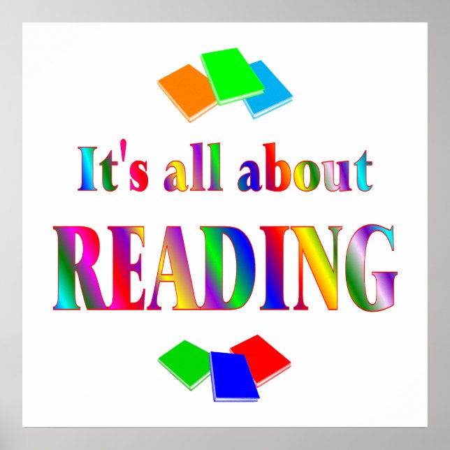 Póster Acerca de la lectura (Frente)