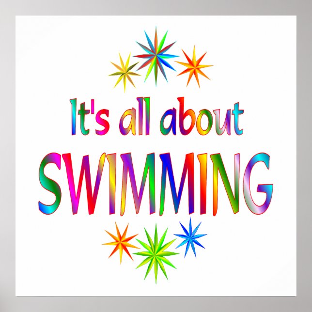 Póster Acerca de Nadar (Frente)