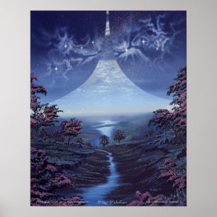 Póster Acercándose al amanecer en el mundo del anillo