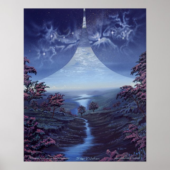 Póster Acercándose al amanecer en el mundo del anillo (Frente)