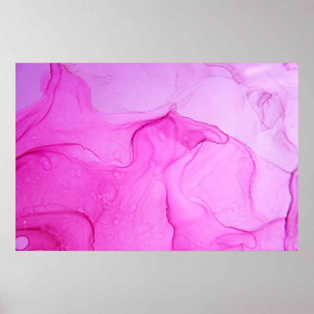 Póster Acercar la pintura abstracta de tinta de alcohol.  (Frente)