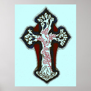 Póster Acercar mi Dios a la cruz