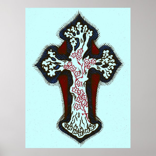 Póster Acercar mi Dios a la cruz (Frente)