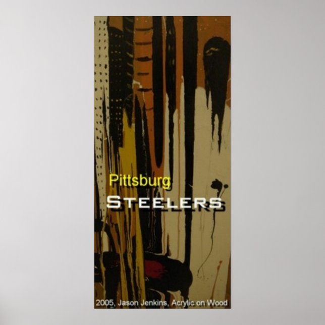 Póster Acereros de Pittsburgh (Frente)