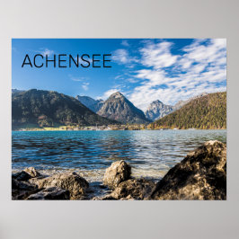 Póster Achensee Tirol Retro Austria Holiday Souvenir