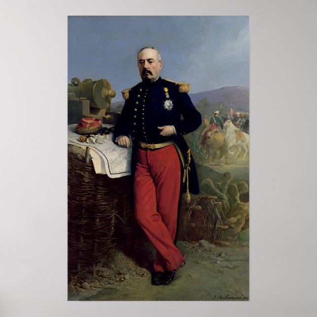 Póster Achille Bazaine 1867 (Frente)