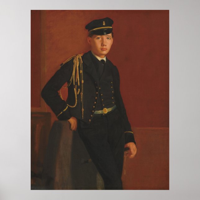 Póster Achille De Gas En Uniforme - Edgar Degas Bella Art (Frente)